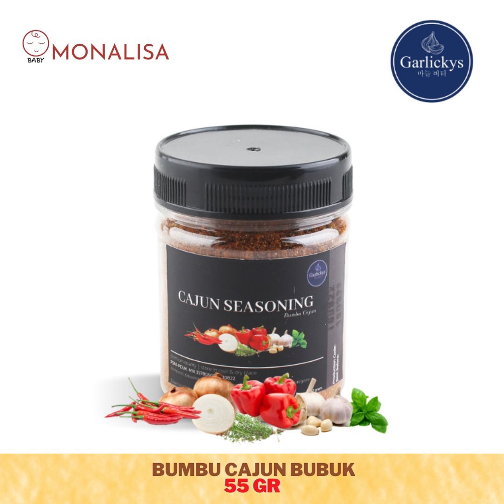 

Garlickys Bumbu Cajun Seasoning Powder / Bumbu Cajun Bubuk