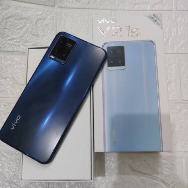 Vivo y21s 4/128gb bekas lengkap