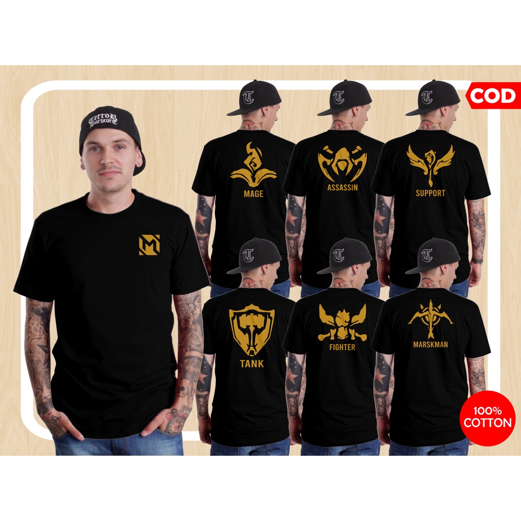 KAOS USER MOBILE LEGEND KAOS MLBB KAOS GAMING BAJU MLBB