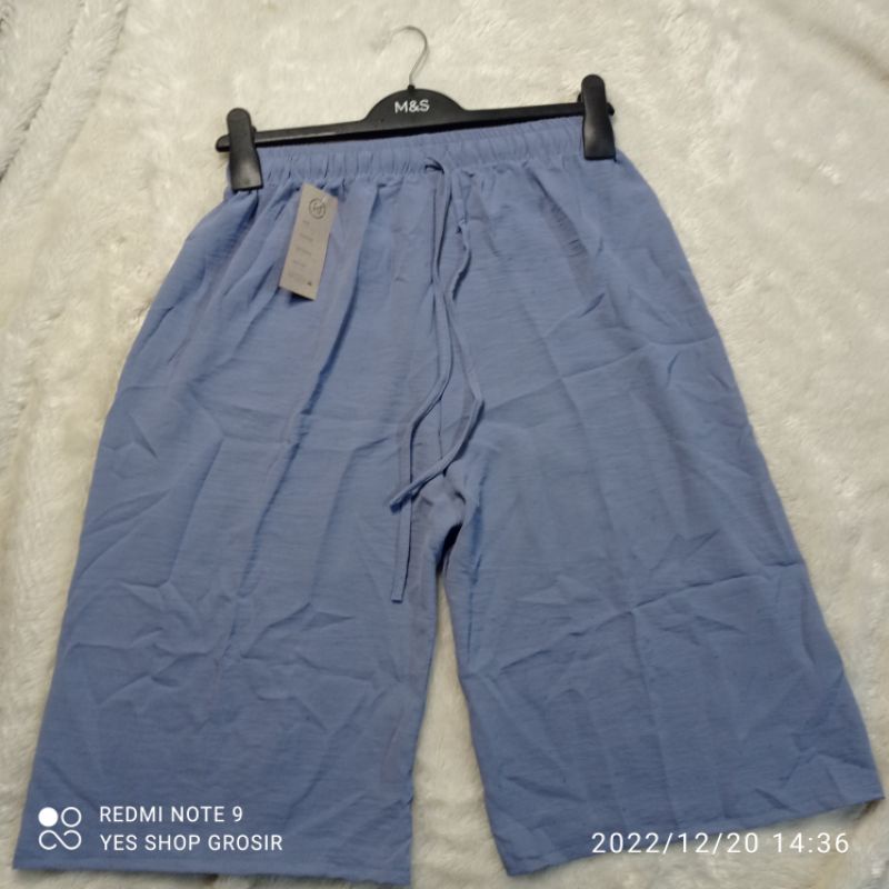 YES Celana Kulot Pendek Crinkle Airflow 7/8 Allsize Fit to XL
