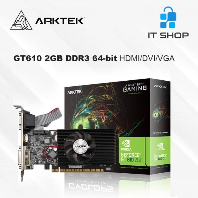 Arktek Nvidia GeForce GT610 2GB DDR3