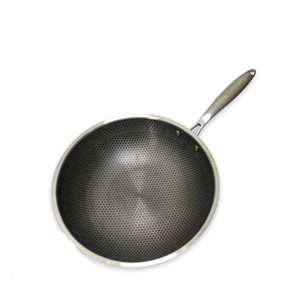 [DGB] FRYPAN WOK PAN PANCI PENGGORENGAN ANTI LENGKET MOTIF HONEYCOMB LABA-LABA