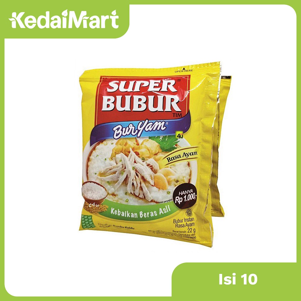 

Super Bubur Ayam Renceng isi 10 x 22 Gram