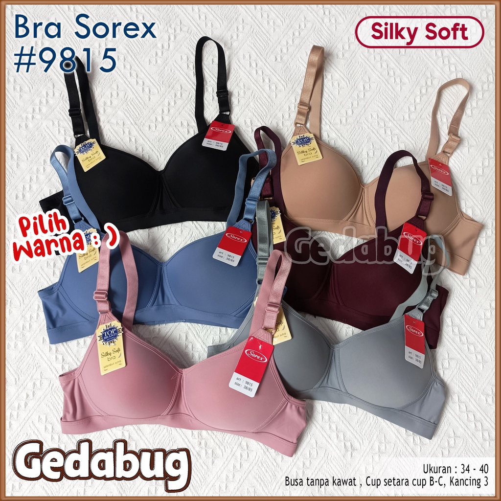 Sorex Bra wanita Sorex 9815 | BH Wanita dewasa Busa supersoft kancing 3 | Gedabug