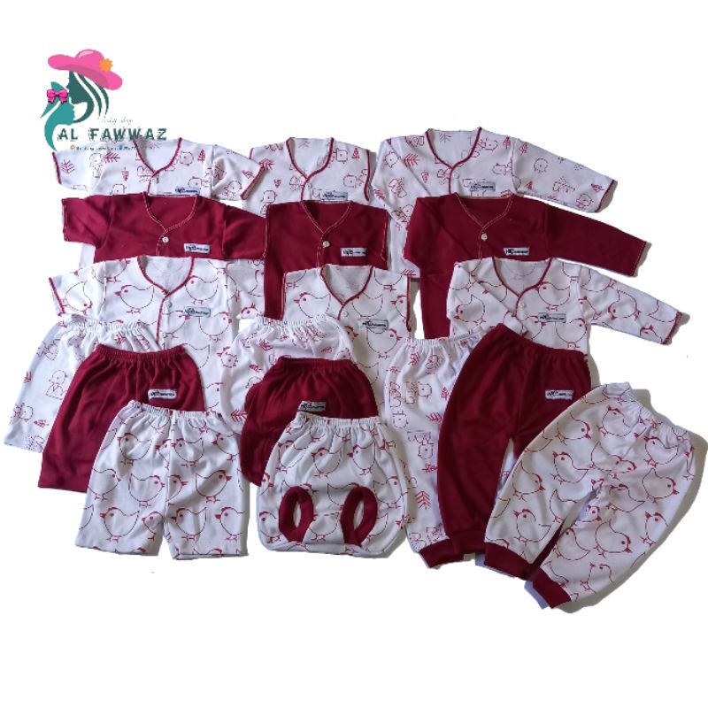 Paket hemat baju bayi 18 pcs chick series