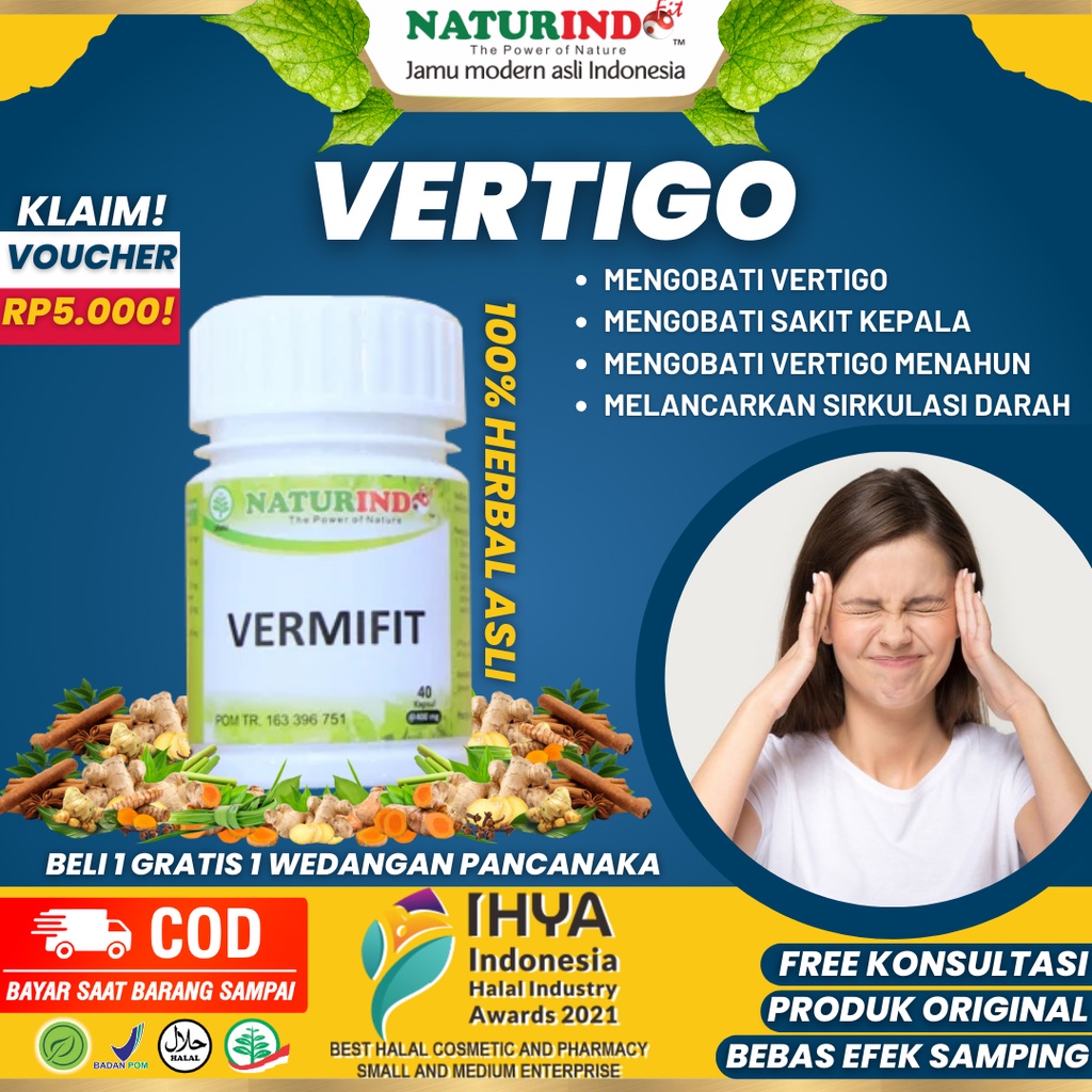 Jual Obat Vertigo Sakit Kepala Sebelah Migrain Herbal Vertigo Sakit