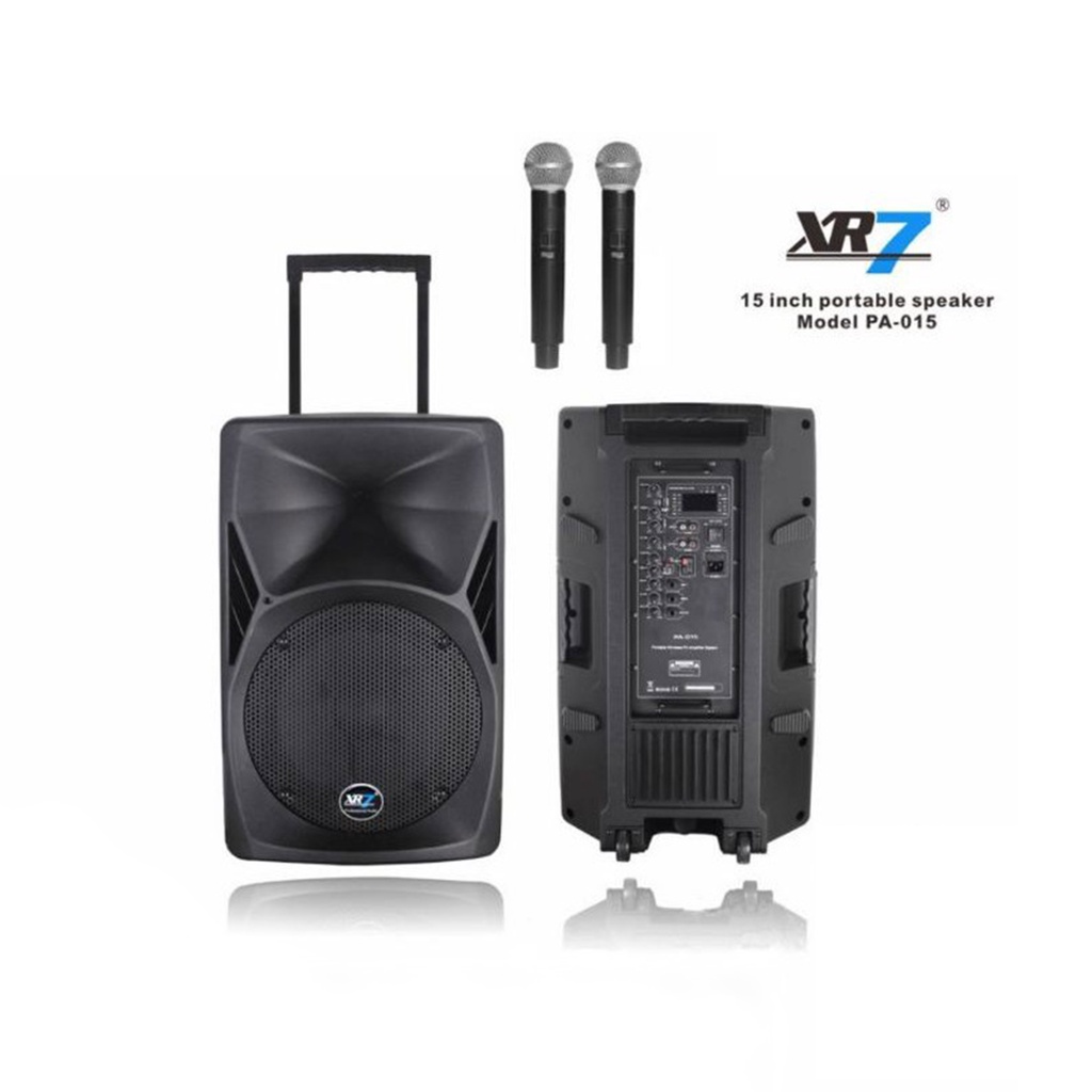 Speaker Portable Amplifier Wireless XR7 PA 015 Original 15 inch