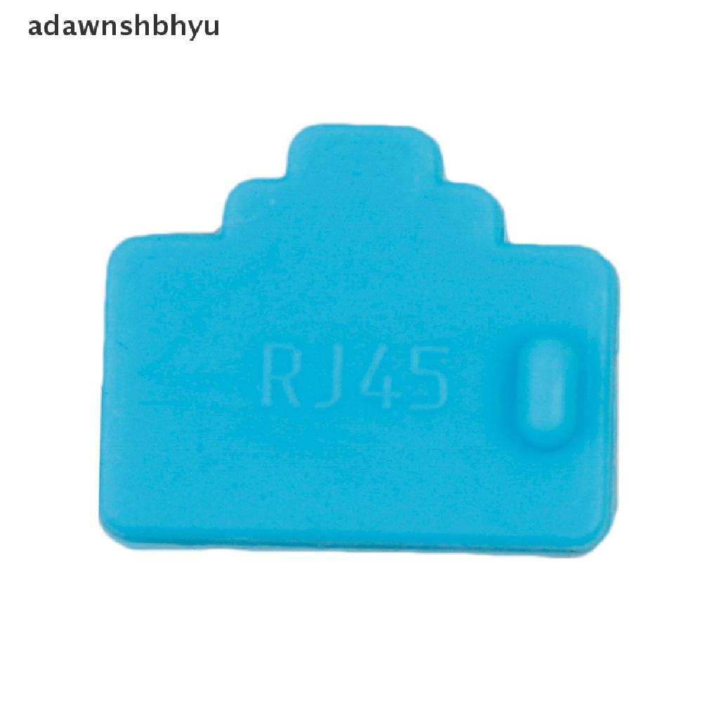 Adawnshbhyu 10Pcs ethernet hub port rj45 anti Debu cover Topi Pelindung plug ID