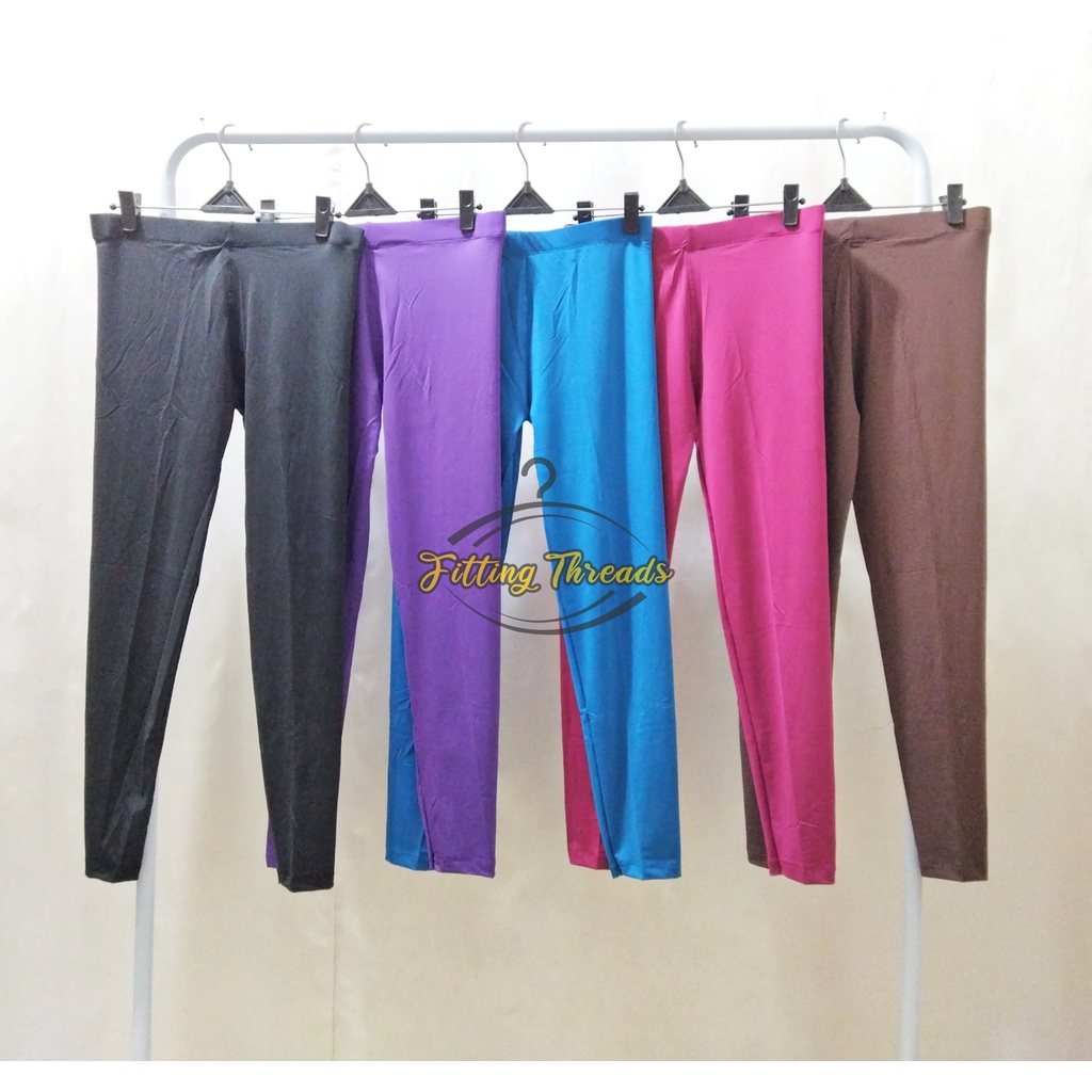 Celana Legging Polos Panjang Licin Remaja Dewasa / Leging Panjang Wanita / Lejing Panjang Cewek