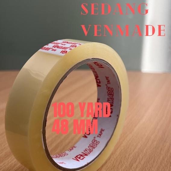 

BISA COD 12 PCS / ISOLASI / SELOTIP SEDANG / MERK VENMADE / 1 INCH x 100 YARD