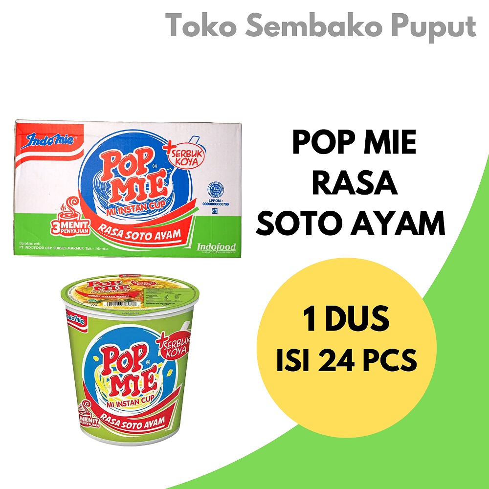 Jual Pop Mie Kuah Rasa Soto Ayam Dus Shopee Indonesia