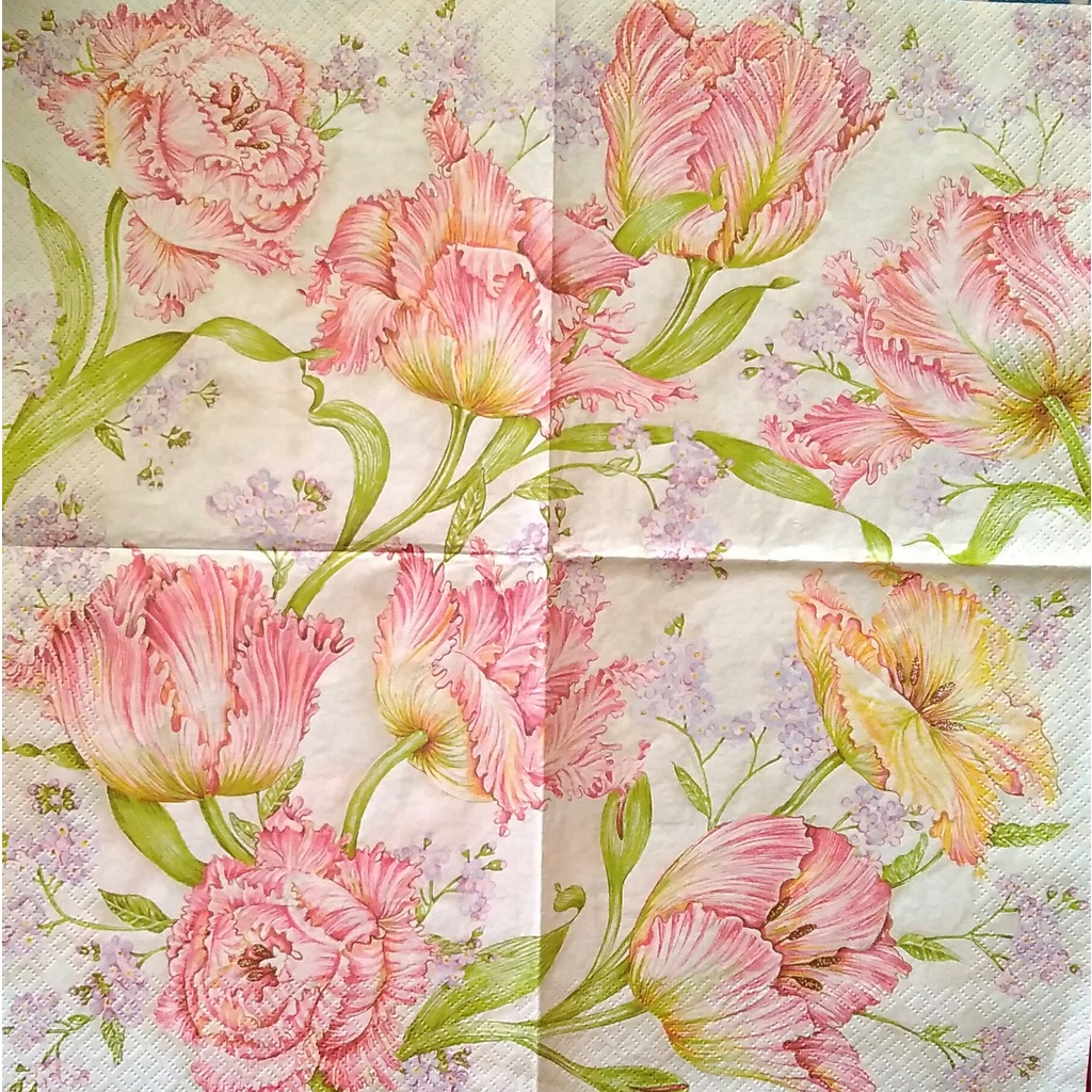 

Napkin Eropa Flower F34 / Tissue Decoupage