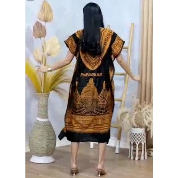 DASTER  LOWO HITAM JUMBO XXL TALI SAMPING OLEH OLEH KHAS BOROBUDUR