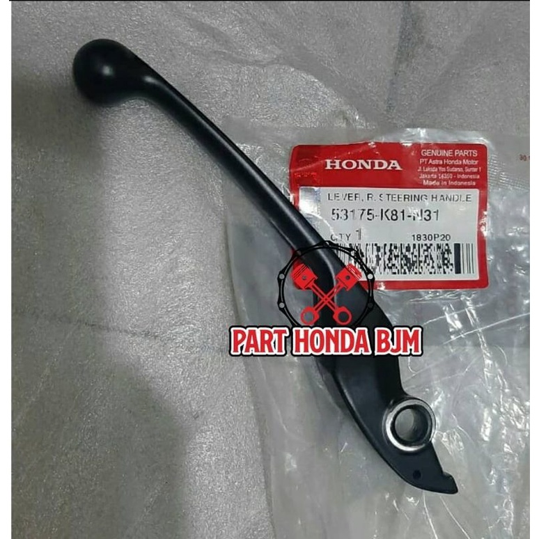 53175-K81-N31 hendel rem depan scoopy ban donat beat street kacakan rem depan scoopy ban donat beat 