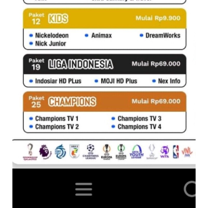 PAKET LIGA BRI/LIGA 1 INDONESIA 2023 NEX PARABOLA