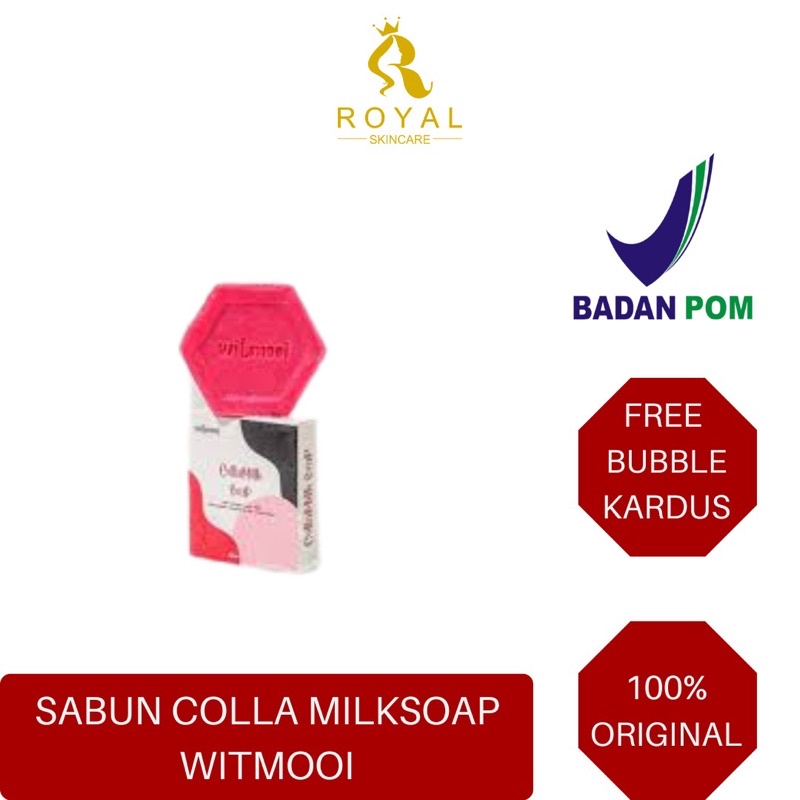 [AGEN RESMI] COLLA MILK SOAP WITMOOI / sabun pemutih / pencerah badan / pemutih badan