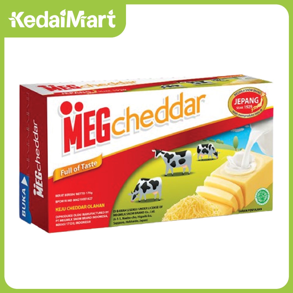 Promo Harga MEG Cheddar Cheese 170 gr - Shopee