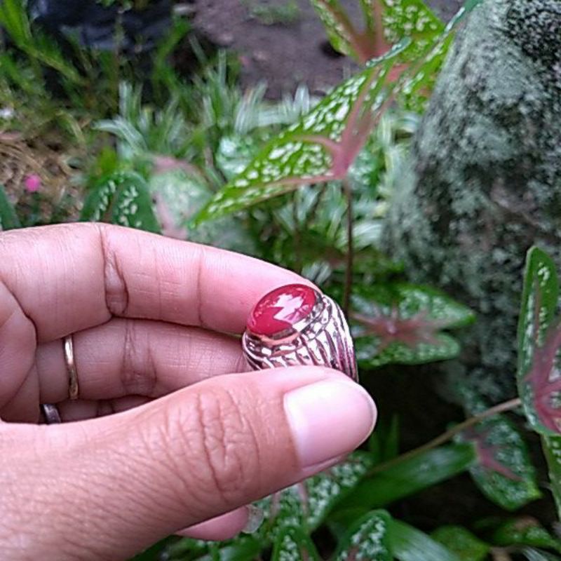 batu rubah merah size cewek