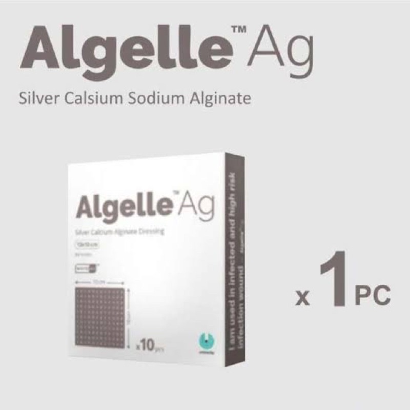 Algelle silver calcium alginate dressing
