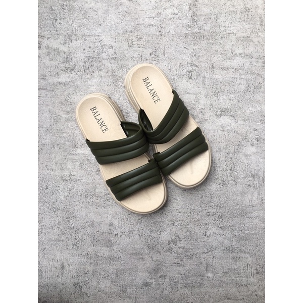 Sandal Platform Garis Tali Dua 2201-15K