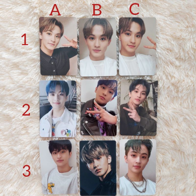 NCT MARK PHOTOCARD PC SUPERM US KOREA JOPPING HOT SAUCE JEWEL CRAZY BORING CAFE STICKERPACK RESONANC