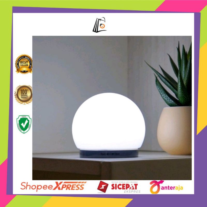 Ataru Lampu Meja Bulat -Putih