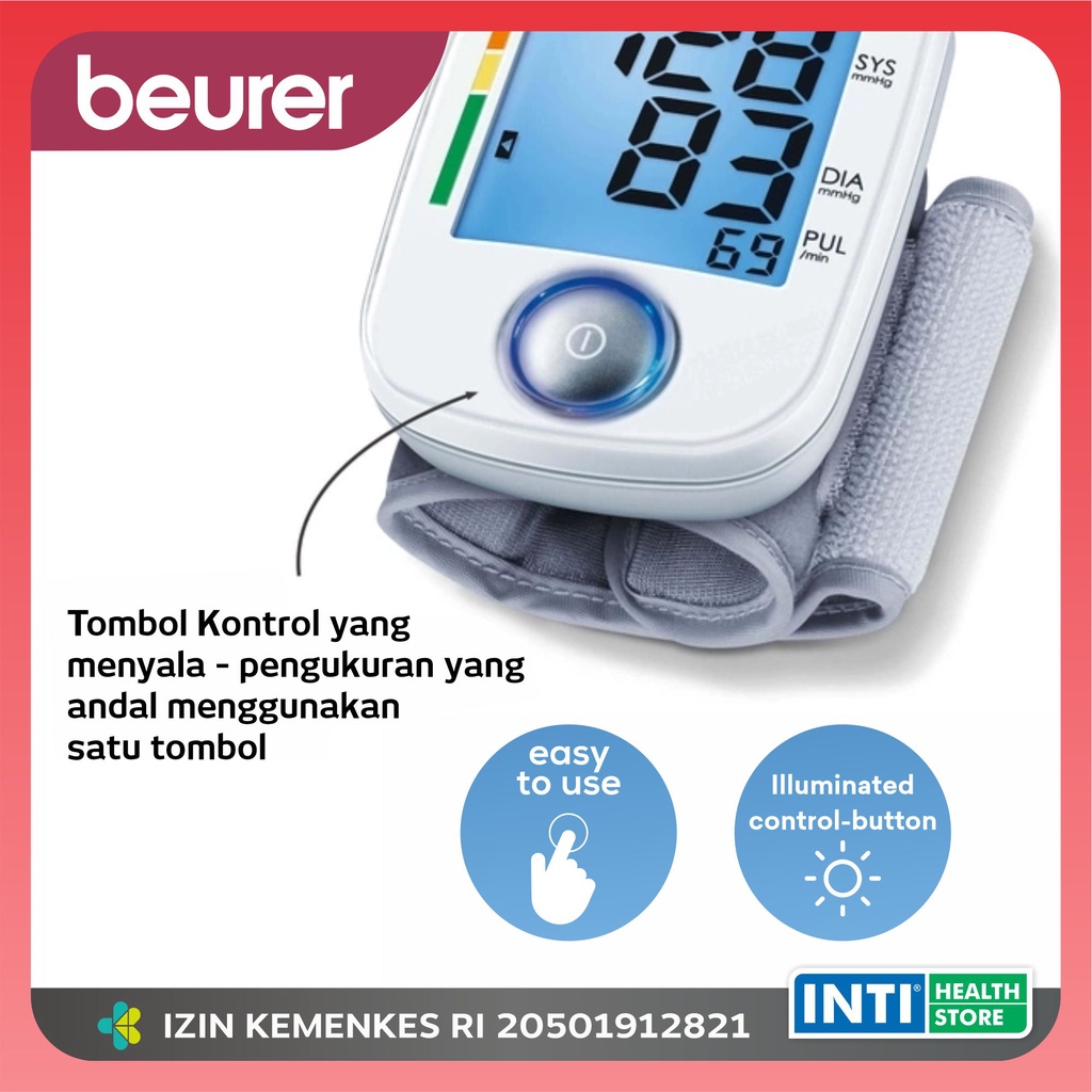 Beurer | Tensimeter Digital BC-44 | Tensi Digital Pergelangan Tangan
