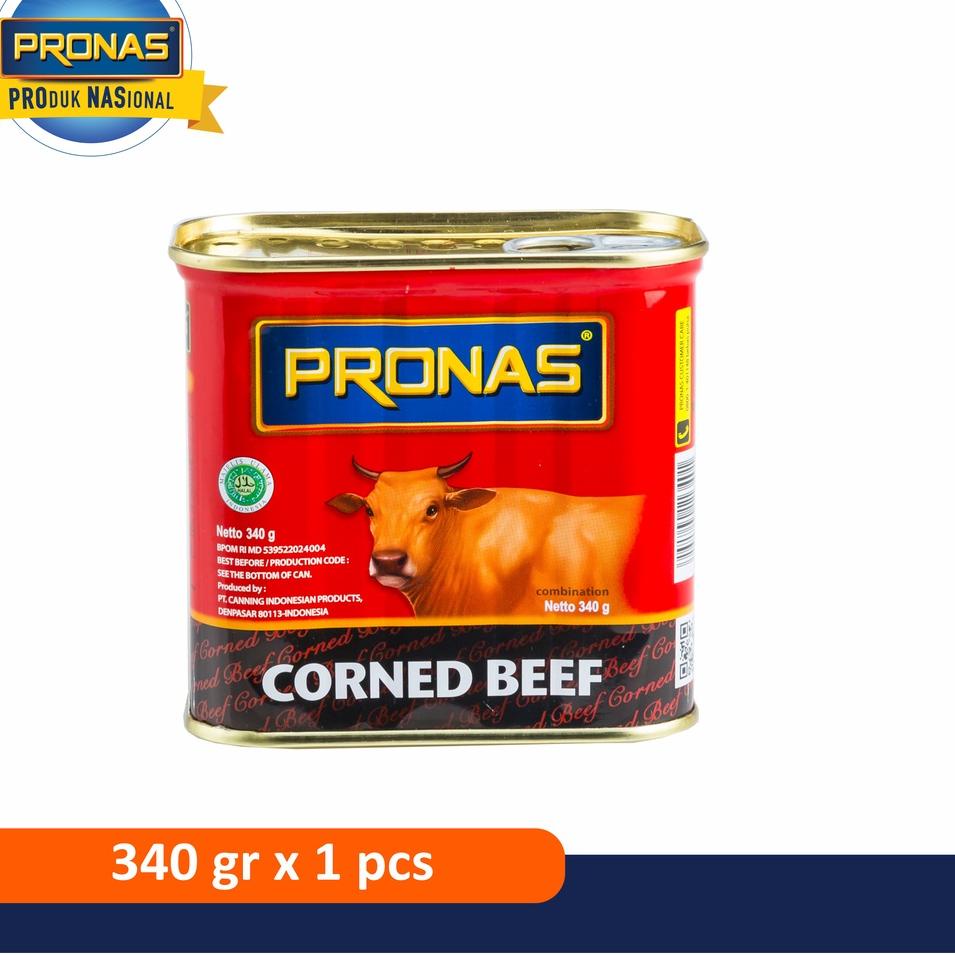 

✨12.12✨ COD Pronas Kornet Sapi 340 g dengan kemasan EOE grosir