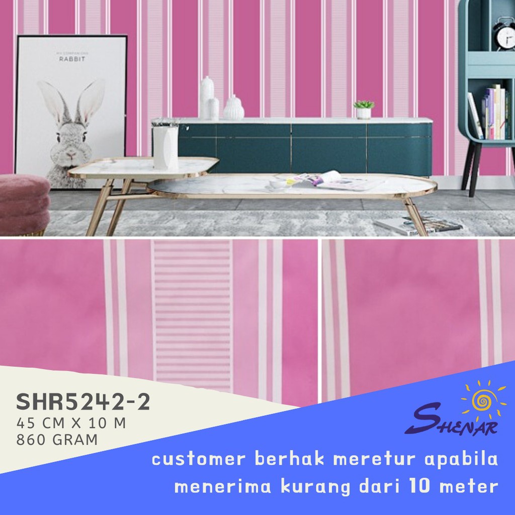 BISA COD , WALLPAPER ROLL UKURAN 45 CM X 10 M STICKER TEMBOL TERMURAH UNIK KARAKTER MOTIF SERBAGUNA DEKORASI - SHENAR