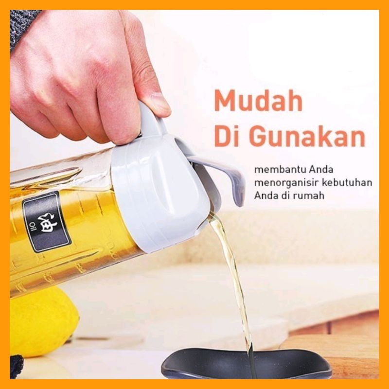 [COD]  OIL POT 630ML - BOTO KACA TEMPAT MINYAK GORENG