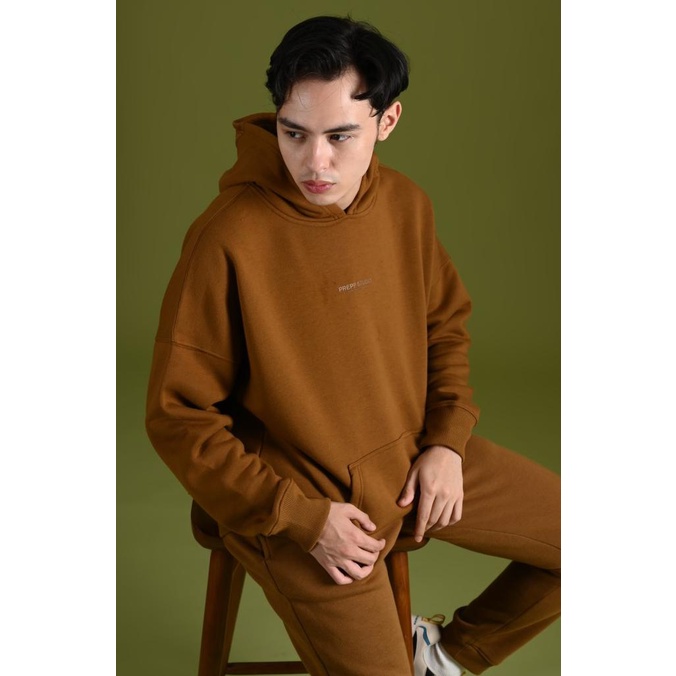 ONSALE HOODIE PREPP STUDIO PREPP SIGNATURE HOODIE BROWN