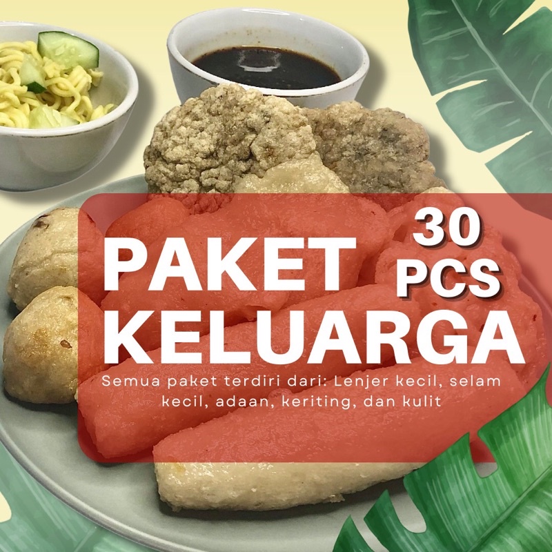 

PEMPEK PALEMBANG FROZEN PAKET KELUARGA 30pcs