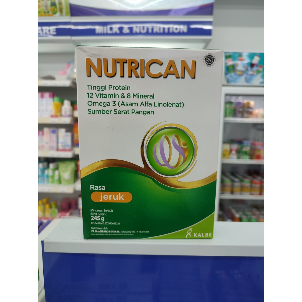 

Nutrican Tinggi Protein Rasa Jeruk 245g