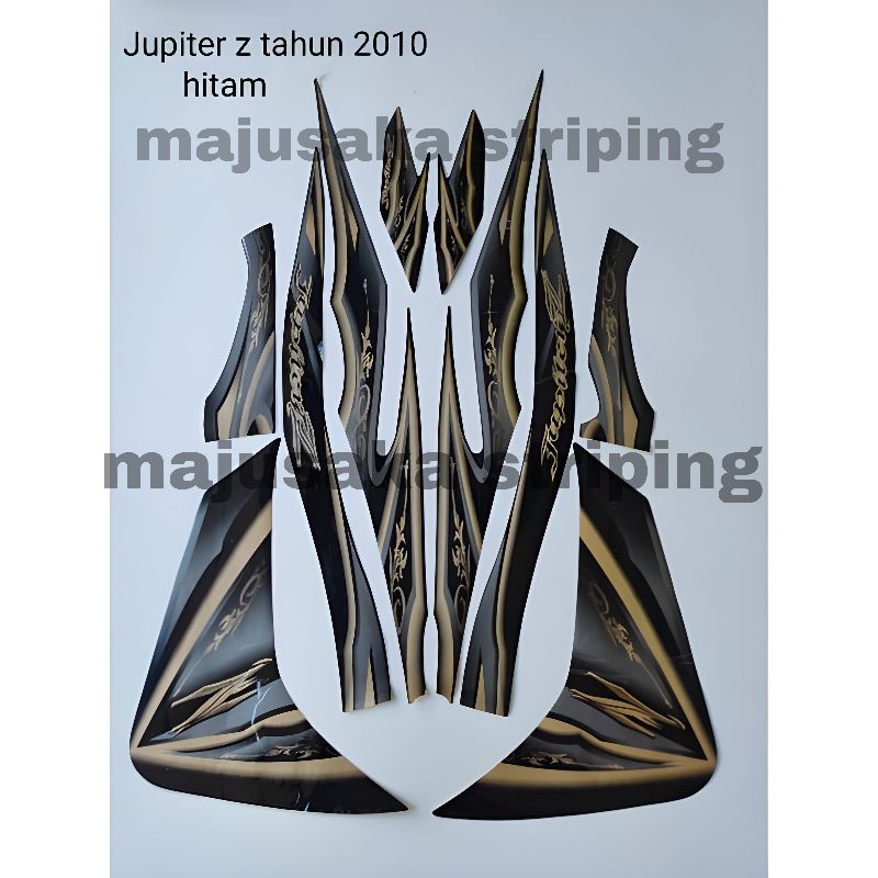 striping / sticker motor yamaha Jupiter z 2010 CW hitam