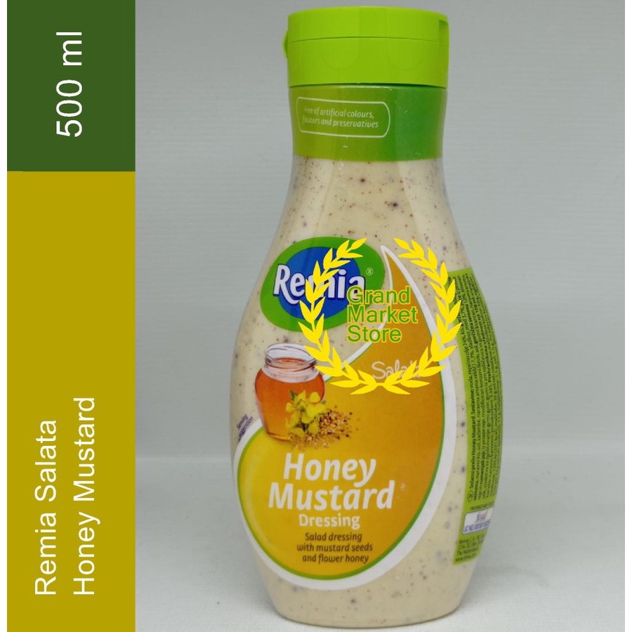 Jual Remia Salata Honey Mustard Dressing 500 Ml Dressing Salad Botol ...