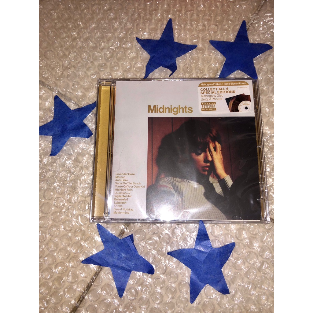 (Pelunasan) Taylor Swift - Midnights Album Hand Photo Signed