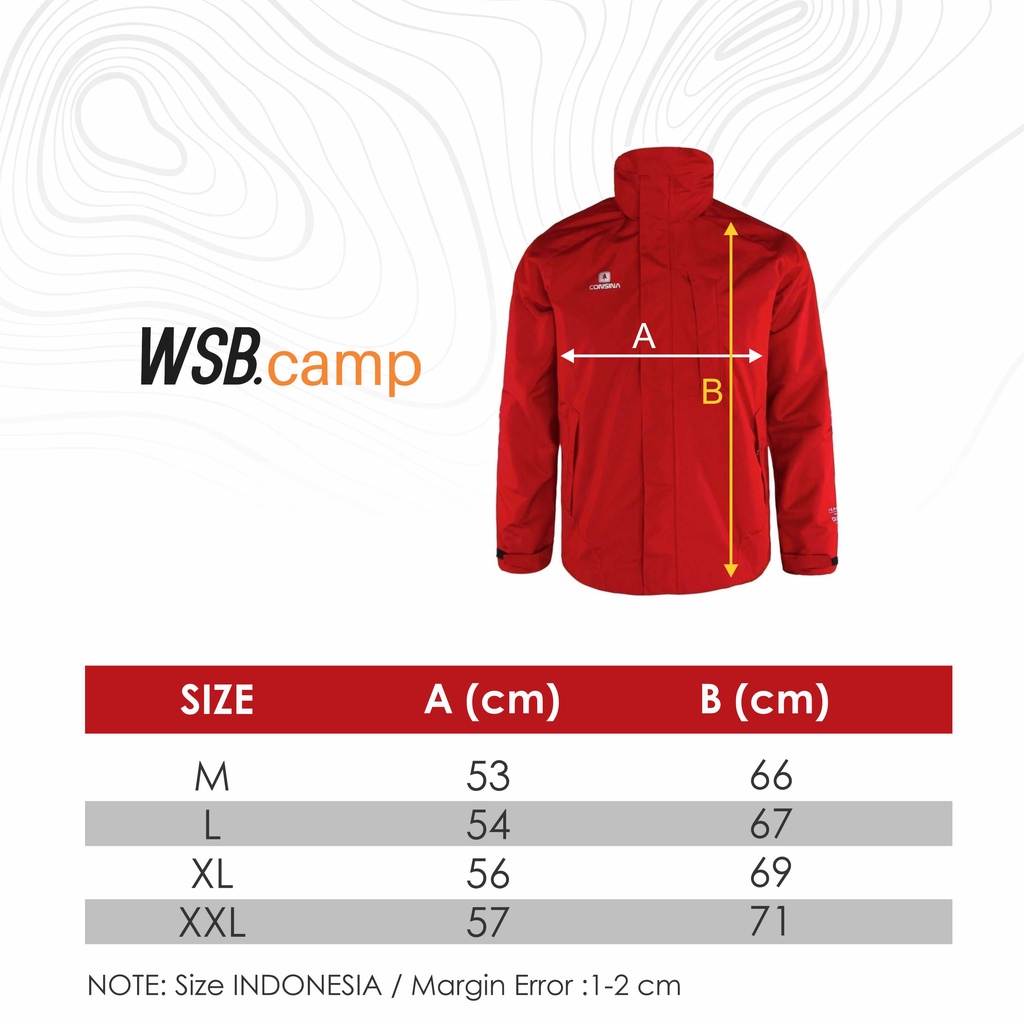 JAKET BAVARIA - JAKET GUNUNG CONSINA -  JAKET WATERPROOF