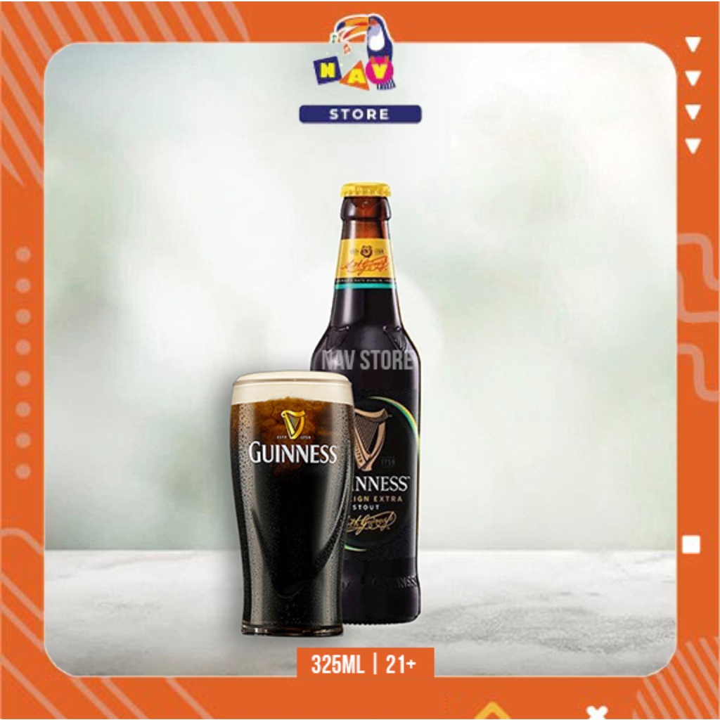 Jual Guinness Beer Extra Stout Pint 325ml Shopee Indonesia