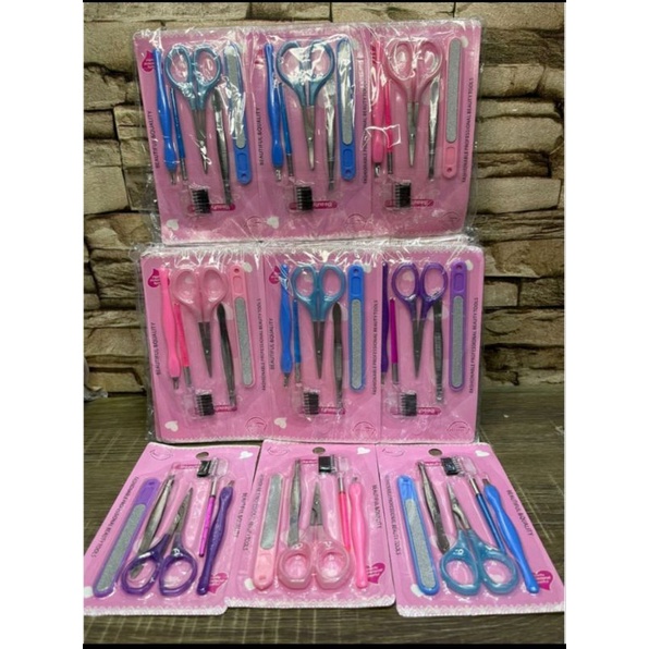 alat manicure pedicure / manicure set / pembersih kuku 5in1