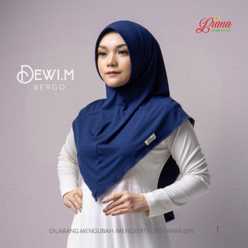 Hijab instan jersey DEWI Original LIANA