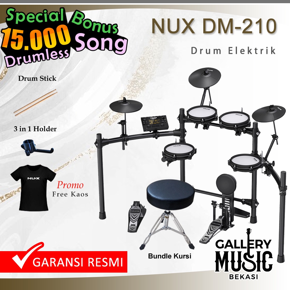 Jual NUX DM 210 Drum Elektrik / DM210 / D M210 Electric Drum Shopee