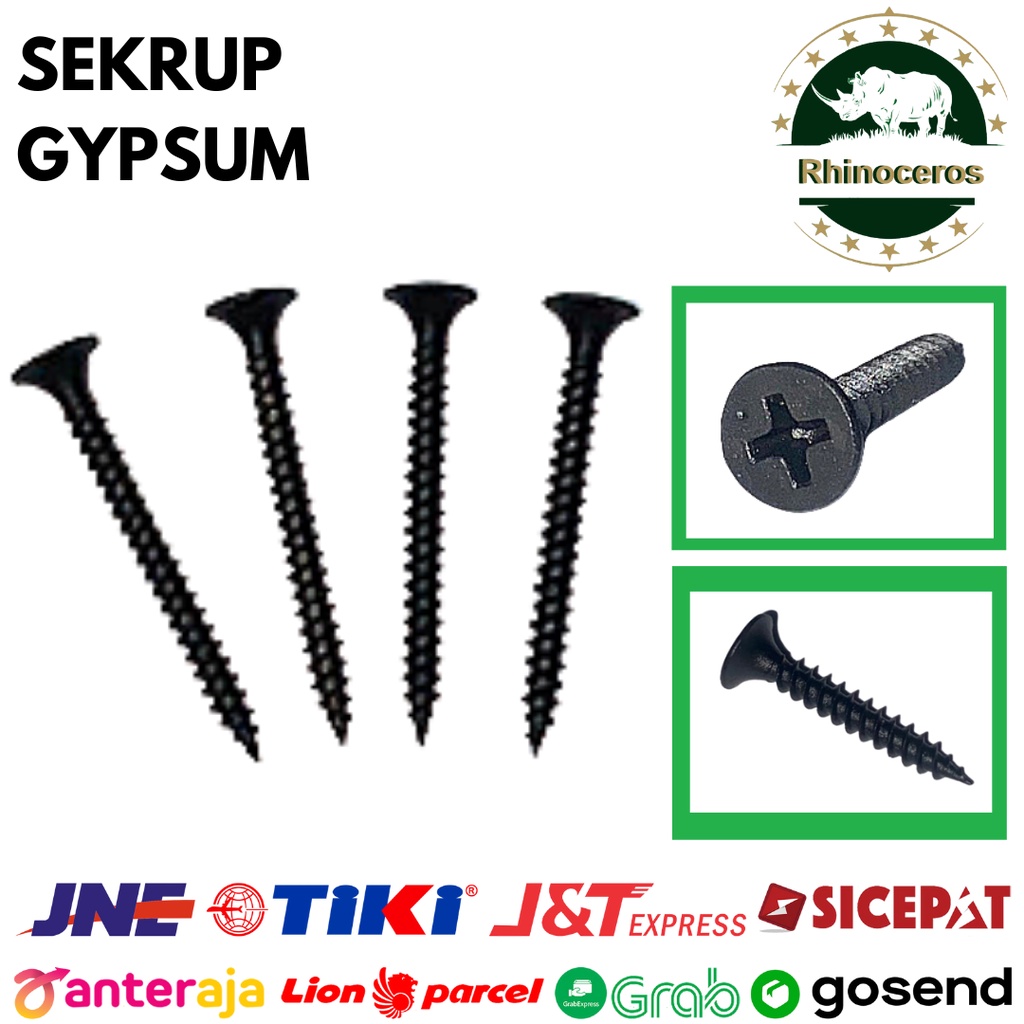 Sekrup Gypsum Drywall Scrup Skrup Gipsum Baut Gympsum