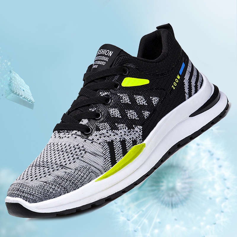 Mainland Sepatu Sneakers Pria Mesh Fashion Sport Running Shoes Sepatu Olahraga Jogging Outdoor MR142