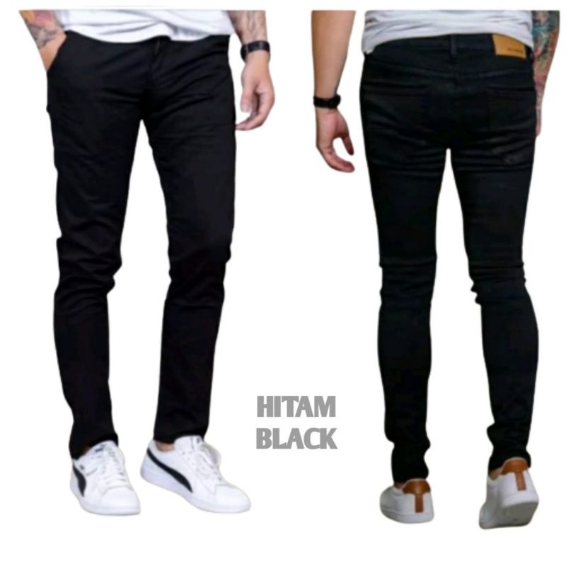 TURUN HARGA - Celana Jeans PriaSlim FIt Bahan Soft Jeas Distro - Celana Denim Pria Model Pensil Harga Murah - Celana Panjang Pria Super Skiny Bahan Bgaus Nyaman Dipakai Harga Murah Resleting Kuat - Celana Jeans Pria