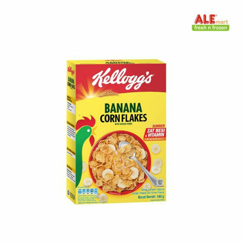 

Kellogg's banana corn flakes 180gr, kellogg's banana corn flakes