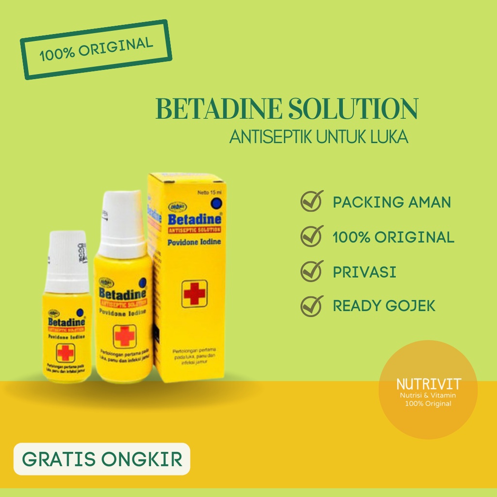 BETADINE SOLUTION ANTISEPTIC