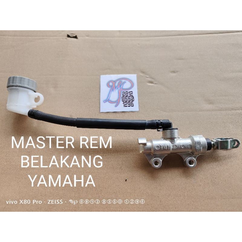 master rem belakang assy yamaha honda kawasaki suzuki original nissin ukuran 14mm