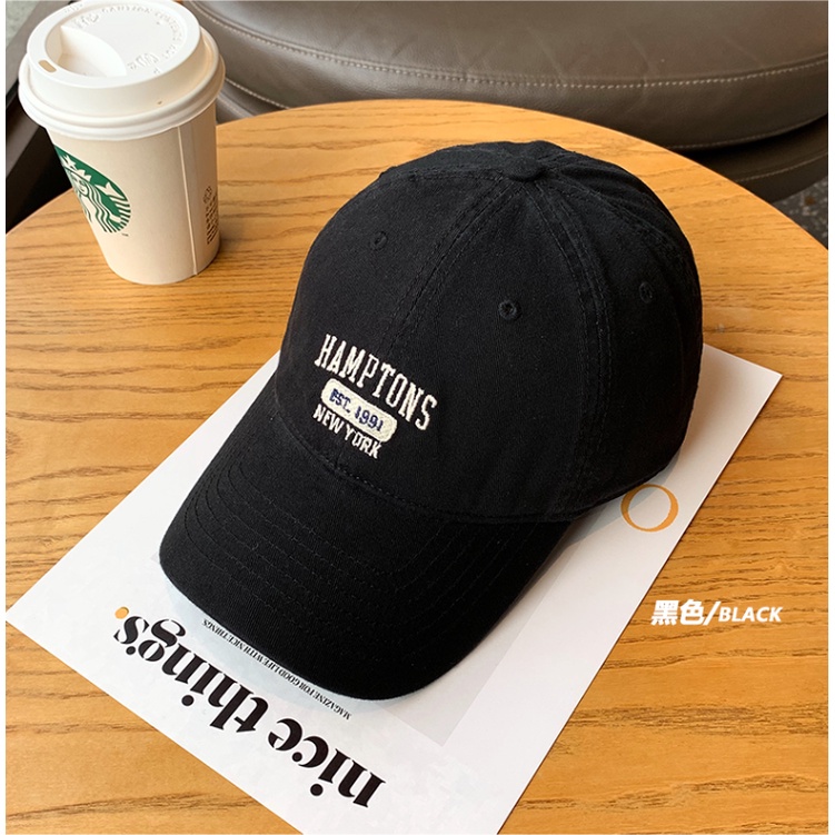 NEXTSTOP-246 Unisex Topi Baseball Pria Wanita Bordir Hmaptnos Bahan Katun Lembut Musim Panas