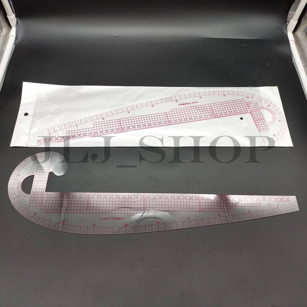 

Penggaris Pola Jahit Menjahit/ Multi Function Clothes Ruler No.6501 SF6