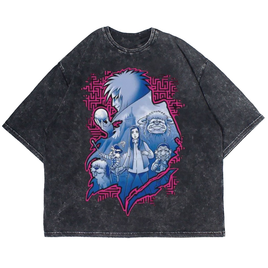 Patternmerch "anime tee" Oversize T-shirt | washed tee | kaos vintage